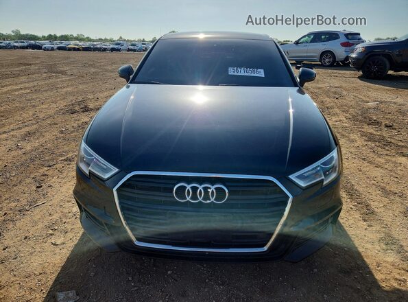 WAUGUGFF9J1006900 2018 AUDI A3 Black Front view