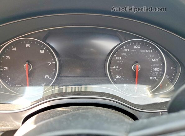WAUH2AFC0HN057136 2017 AUDI A6 Silver Vista del cuadro de instrumentos