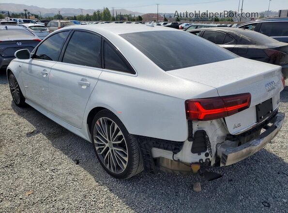 WAUH2AFC2HN006611 2017 AUDI A6 White უკანა მარცხენა