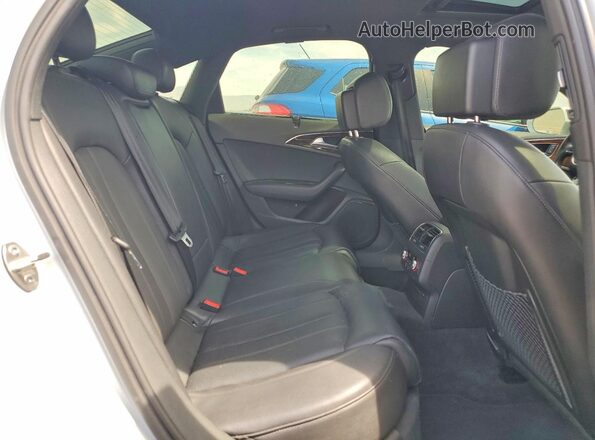 WAUH2AFC2HN006611 2017 AUDI A6 White უკანა სავარძლების ხედი