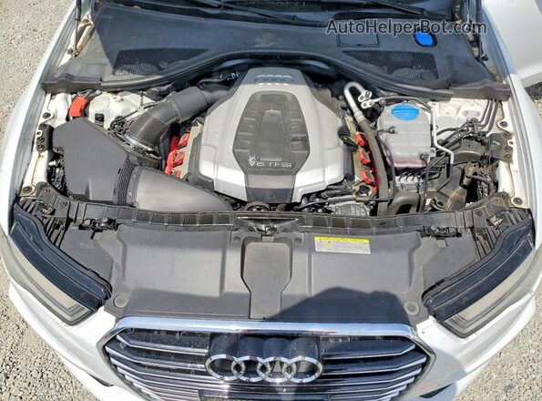 WAUH2AFC2HN006611 2017 AUDI A6 White უკანა სალონის ხედი
