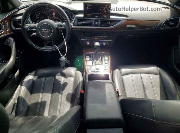 WAUH2AFC2HN006611 2017 AUDI A6 White წინა პანელის ხედი