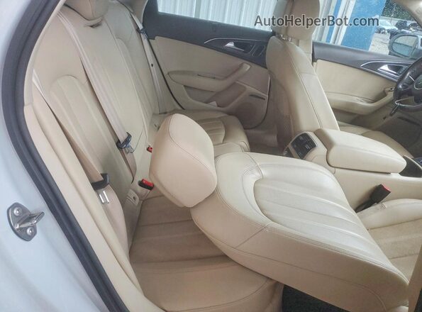WAUH2AFC2HN042217 2017 AUDI A6 White Rear seats view