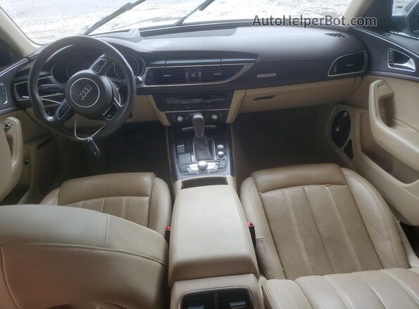 WAUH2AFC2HN042217 2017 AUDI A6 White Dashboard view