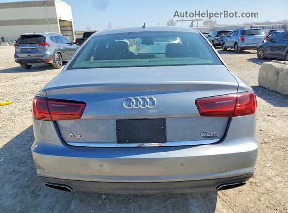 WAUH2AFC5HN117315 2017 AUDI A6 Gray Вид ззаду