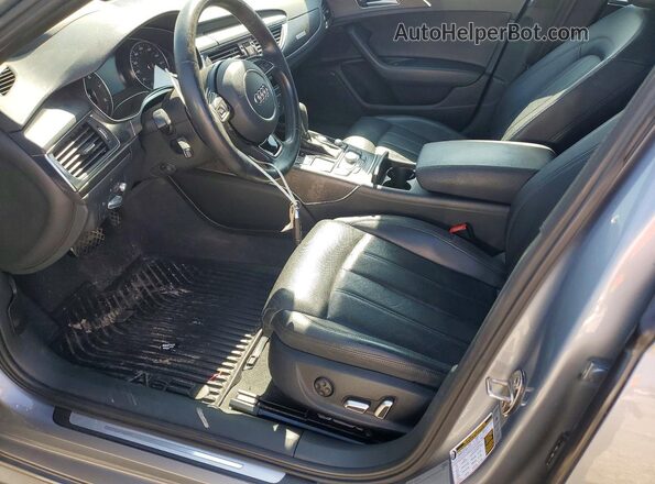 WAUH2AFC5HN117315 2017 AUDI A6 Gray Вид салону спереду