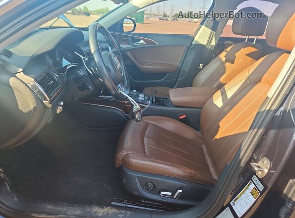WAUH2AFC8HN057238 2017 AUDI A6 Black Սալոնի դիմացի տեսք