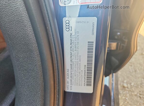 WAUH2AFC8HN057238 2017 AUDI A6 Black Շարժիչի բաժամունքի տեսք