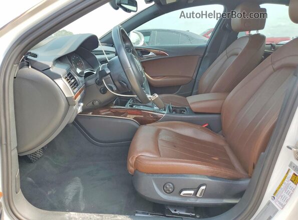WAUH3AFC4JN050208 2018 AUDI A6 Белый Вид салона спереди