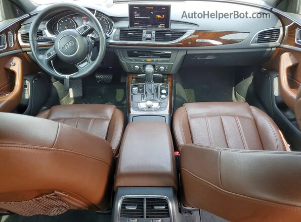 WAUH3AFC4JN050208 2018 AUDI A6 Белый Вид панели приборов
