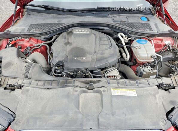 WAUHFAFC8GN073359 2016 AUDI A6 Red Widok wnętrza z tyłu