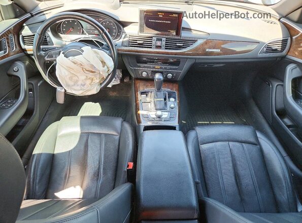 WAUHGAFC0GN017154 2016 AUDI A6 Black Вид панелі приладів