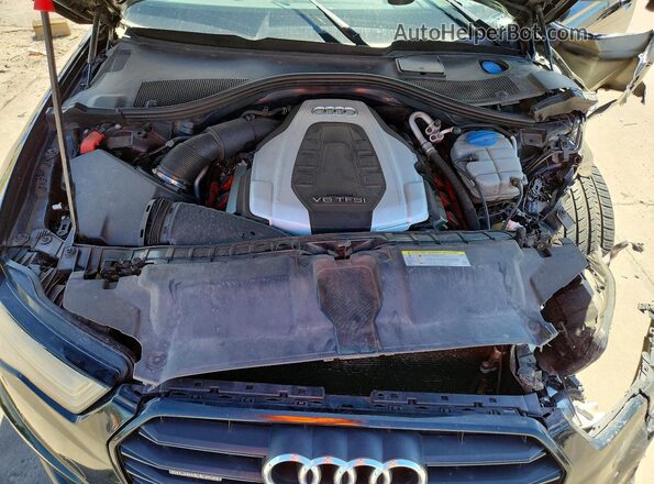 WAUHGAFC0GN017154 2016 AUDI A6 Black Вид задньої частини салону