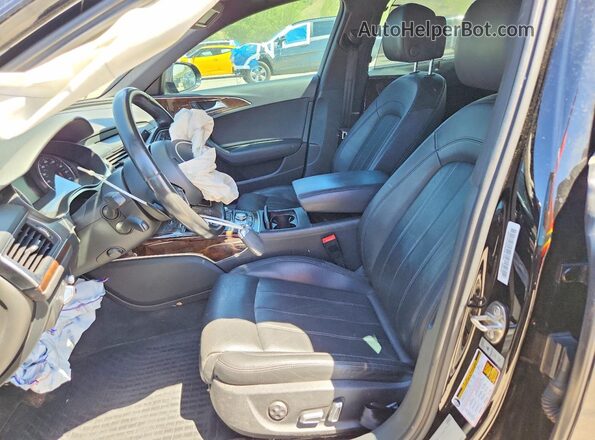 WAUHGAFC0GN017154 2016 AUDI A6 Black Вид салону спереду