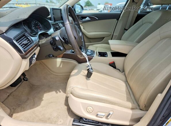 WAUHGAFC1GN081364 2016 AUDI A6 Blue Вид салону спереду