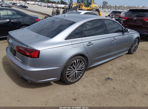 WAUHGAFC4GN003564 2016 AUDI A6 Silver Trasero derecho