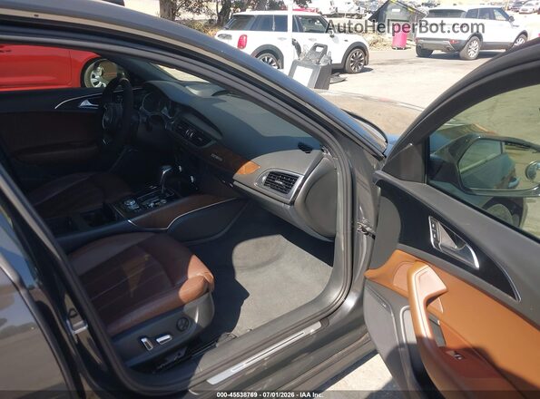 WAUHGAFC5GN175649 2016 AUDI A6 Black Widok wnętrza z przodu