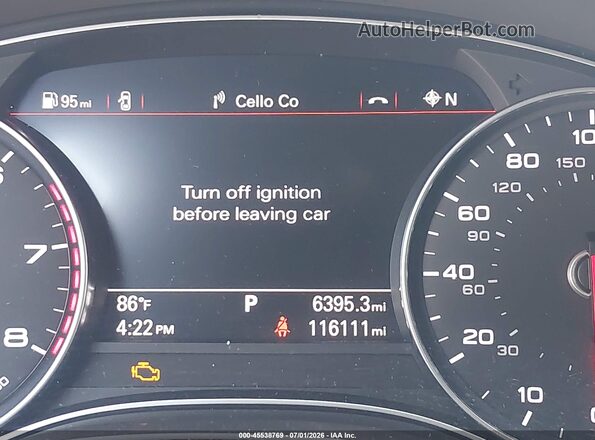 WAUHGAFC5GN175649 2016 AUDI A6 Black 