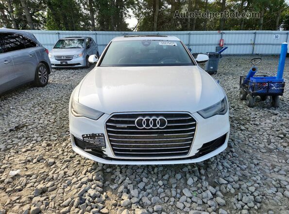 WAUHGAFC6GN002934 2016 AUDI A6 White Դիմացի տեսք