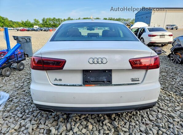WAUHGAFC6GN002934 2016 AUDI A6 White Հետևի տեսք
