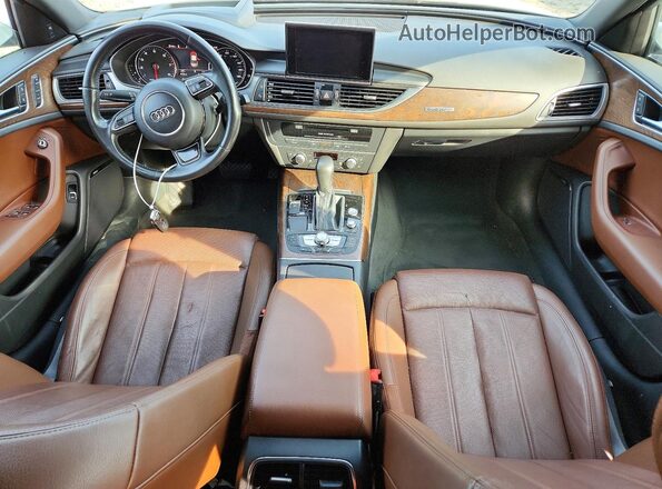 WAUHGAFC6GN002934 2016 AUDI A6 White Առջևի վահանակի տեսք
