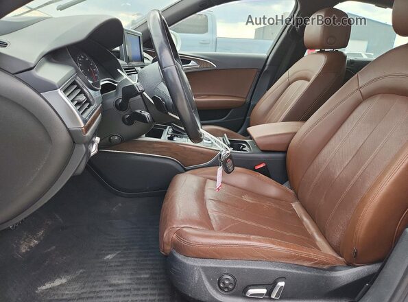 WAUHGAFC9GN094153 2016 AUDI A6 White Widok wnętrza z przodu