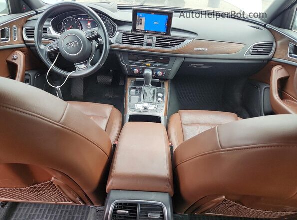 WAUHGAFC9GN094153 2016 AUDI A6 White Widok deski rozdzielczej