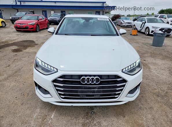 WAUHMAF41LA073252 2020 AUDI A4 White Դիմացի տեսք