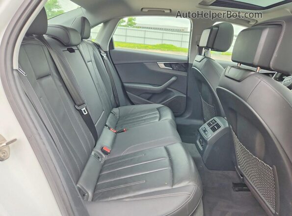 WAUHMAF41LA073252 2020 AUDI A4 White Հետևի նստատեղերի տեսք