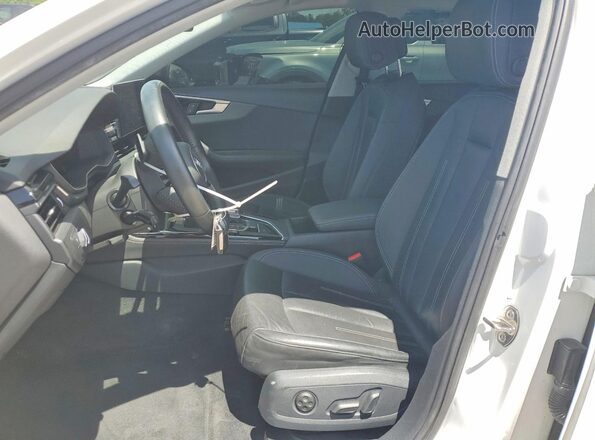 WAUHMAF4XLA064064 2020 AUDI A4 Белый Вид салона спереди