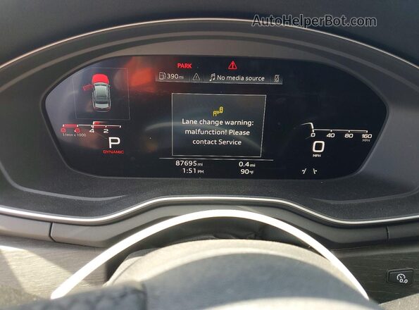 WAUHMAF4XLA064064 2020 AUDI A4 Белый Вид щитка приборов