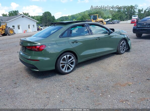 WAUHUDGY3SA077823 2025 AUDI A3 Green Trasero derecho