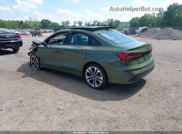 WAUHUDGY3SA077823 2025 AUDI A3 Green Trasero izquierdo