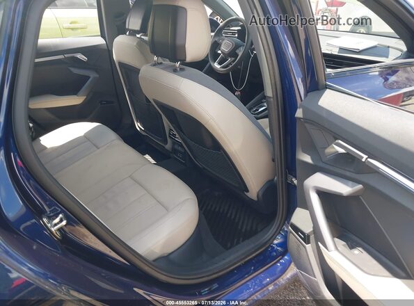 WAUHUDGY5SA058190 2025 AUDI A3 Blue VIN კოდის სტიკერის ხედი