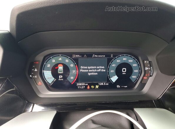 WAUHUDGYXNA035413 2022 AUDI A3 Синий Вид щитка приборов