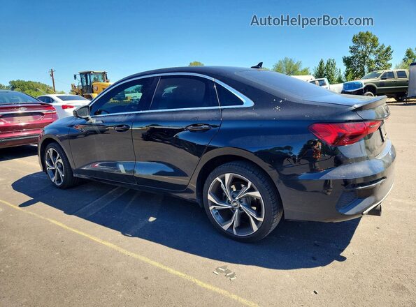WAUHUDGYXNA059792 2022 AUDI A3 Black Հետևի ձախ