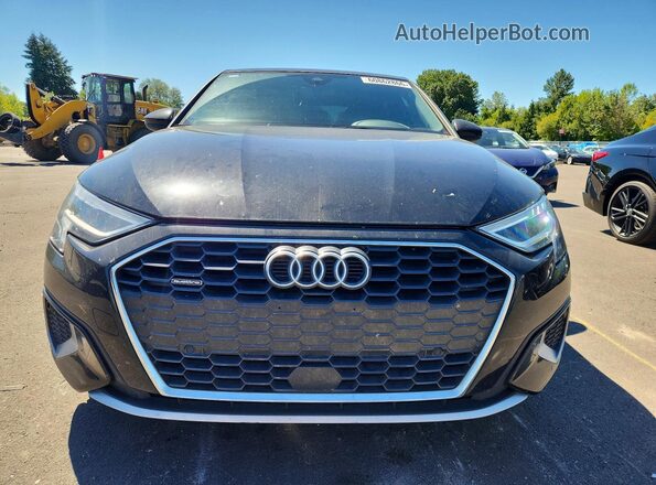WAUHUDGYXNA059792 2022 AUDI A3 Black Դիմացի տեսք