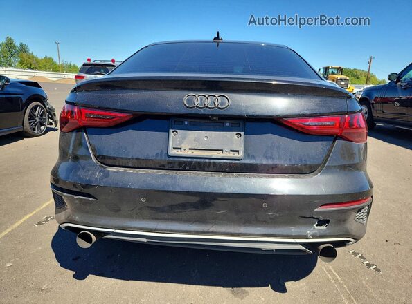 WAUHUDGYXNA059792 2022 AUDI A3 Black Հետևի տեսք
