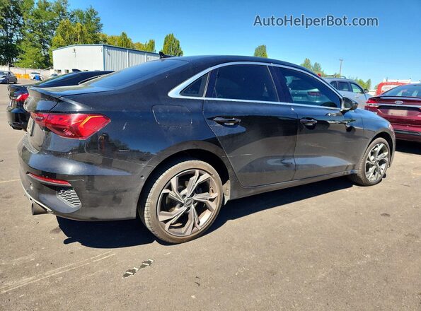 WAUHUDGYXNA059792 2022 AUDI A3 Black Հետևի աջ