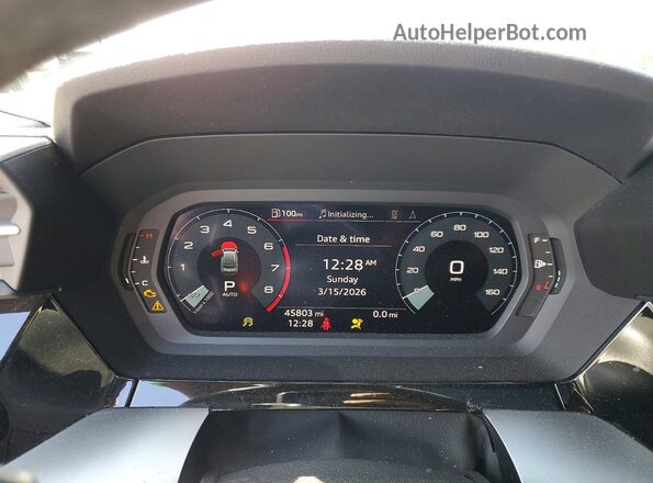 WAUHUDGYXNA100549 2022 AUDI A3 Silver Instrument cluster view