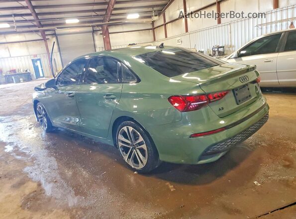 WAUHUDGYXSA075602 2025 AUDI A3 Зеленый Задняя левая четверть