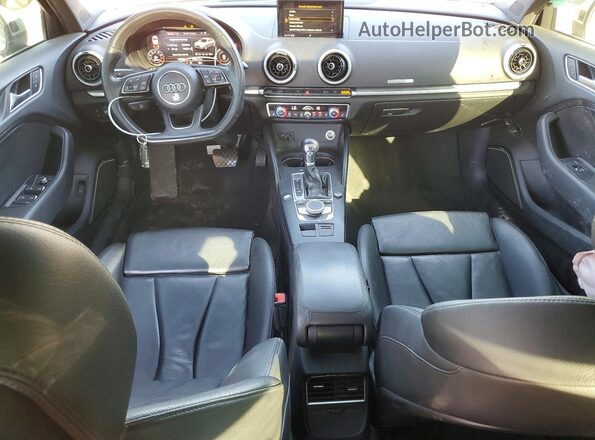 WAUJ8GFF0J1011249 2018 AUDI A3 White Widok deski rozdzielczej