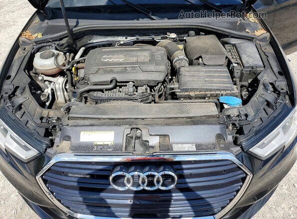 WAUJ8GFF1J1035138 2018 AUDI A3 Black Вид задньої частини салону