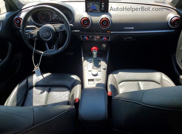 WAUJ8GFF2H1008475 2017 AUDI A3 Черный Вид панели приборов