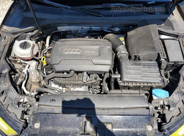 WAUJ8GFF2H1008475 2017 AUDI A3 Черный Вид задней части салона