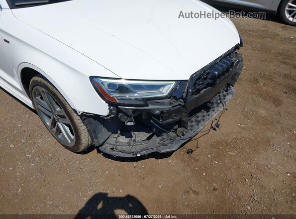 WAUJ8GFF2J1002634 2018 AUDI A3 White ხელსაწყოთა პანელის ხედი