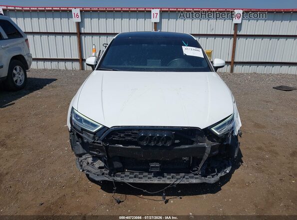 WAUJ8GFF2J1002634 2018 AUDI A3 White უკანა სალონის ხედი