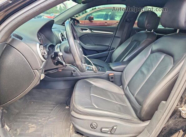 WAUJ8GFF5G1060925 2016 AUDI A3 Черный Вид салона спереди