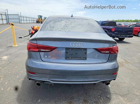WAUJ8GFF6J1044210 2018 AUDI A3 Blue Rear view