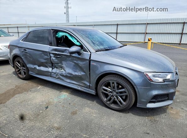 WAUJ8GFF6J1044210 2018 AUDI A3 Blue Front right